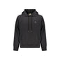 Calvin Klein Felpa Uomo Nera Cappuccio Garzata Tascone Ricamo Felpe Nero - foto prodotto