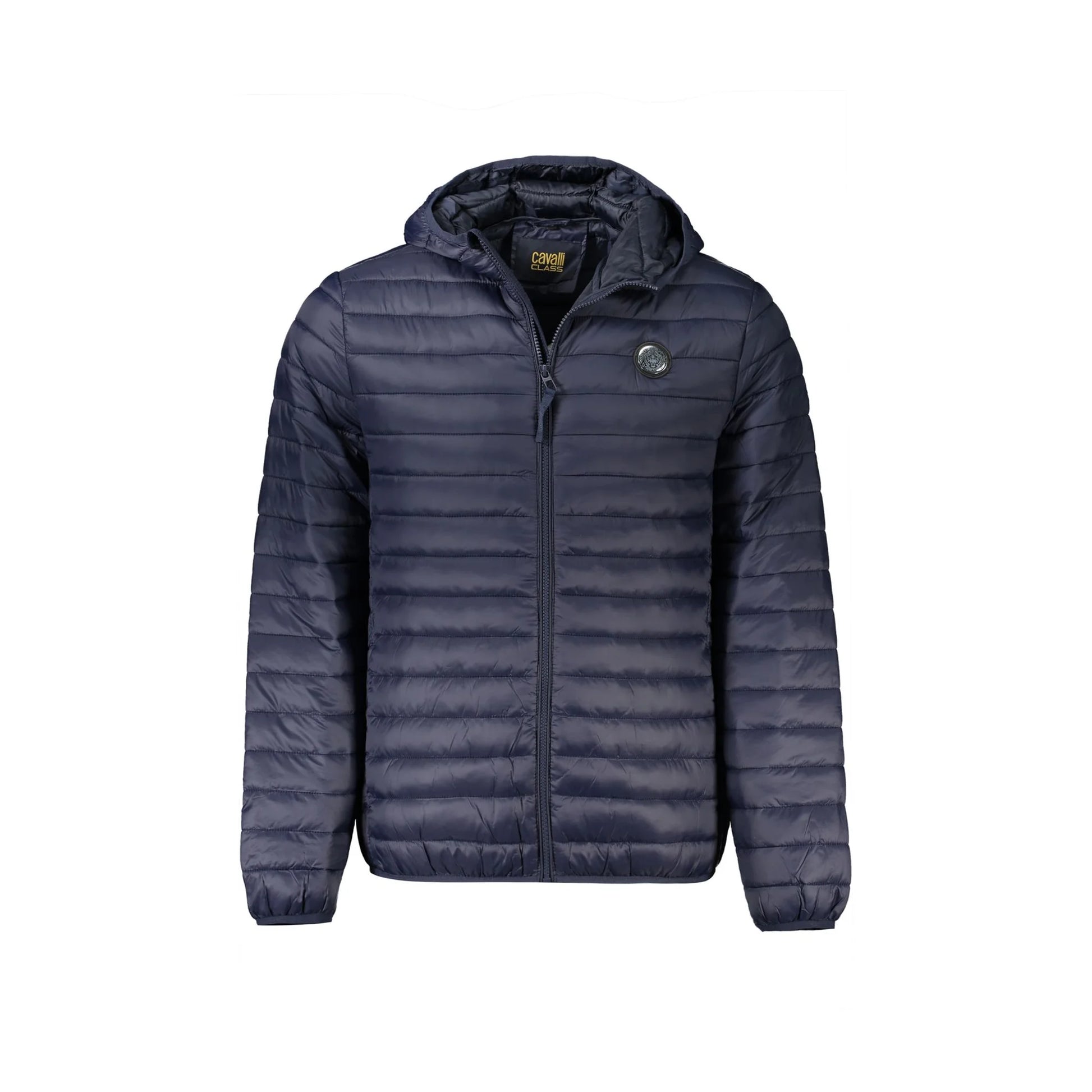 Cavalli Class Giubbotto Uomo Blu con Cappuccio e Imbottitura Leggera Giubbotti e Giacche - foto prodotto