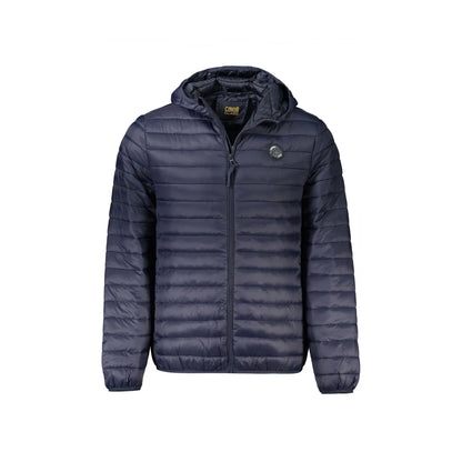Cavalli Class Giubbotto Uomo Blu con Cappuccio e Imbottitura Leggera Giubbotti e Giacche - foto prodotto