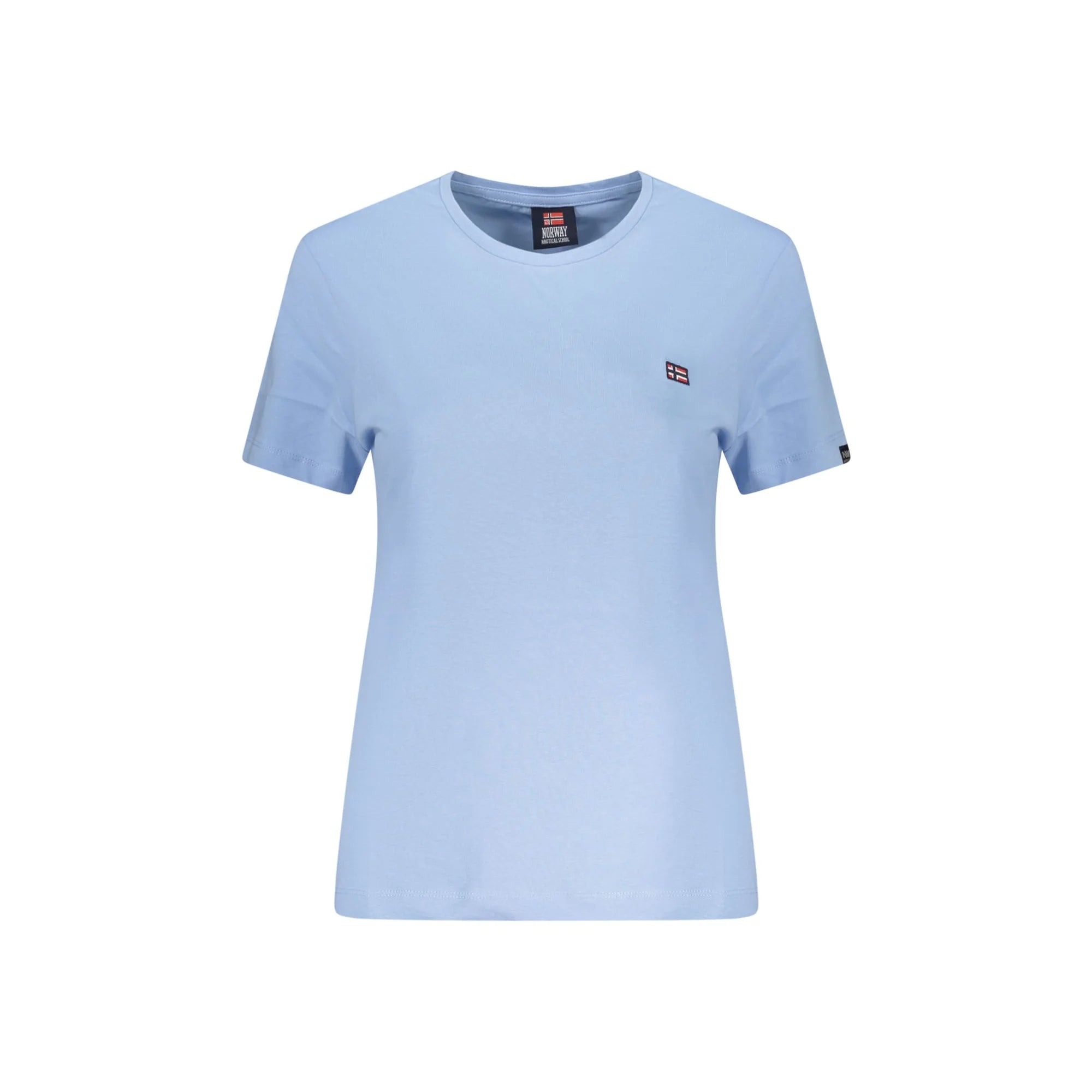 NORWAY 1963 T-SHIRT MANICHE CORTE DONNA AZZURRO