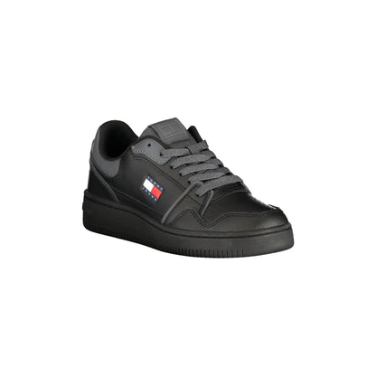 TOMMY HILFIGER Sneakers Donna Nere con Lacci e Dettagli Grigi nero - vista 2