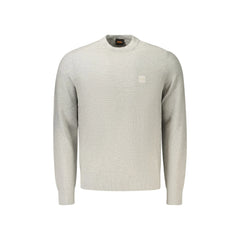 Boss Maglia Uomo Grigia Logo