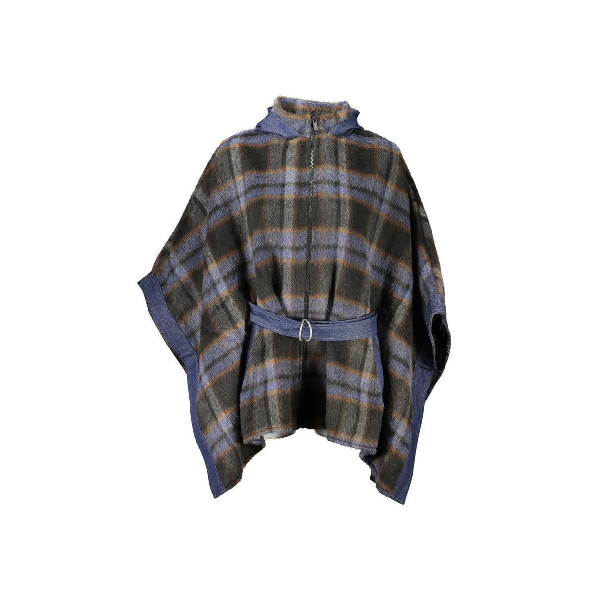 DESIGUAL PONCHO DONNA BLU