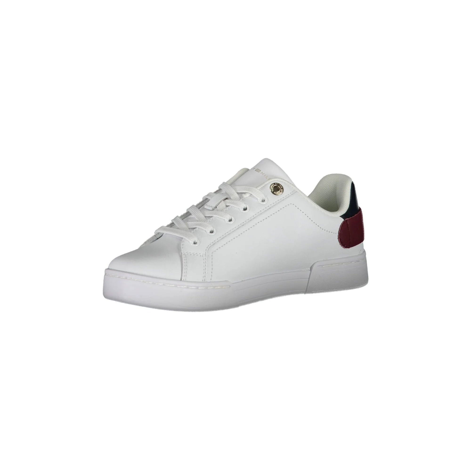 TOMMY HILFIGER Scarpe Donna Bianche con Lacci e Logo Iconico Sneakers bianco - vista 3