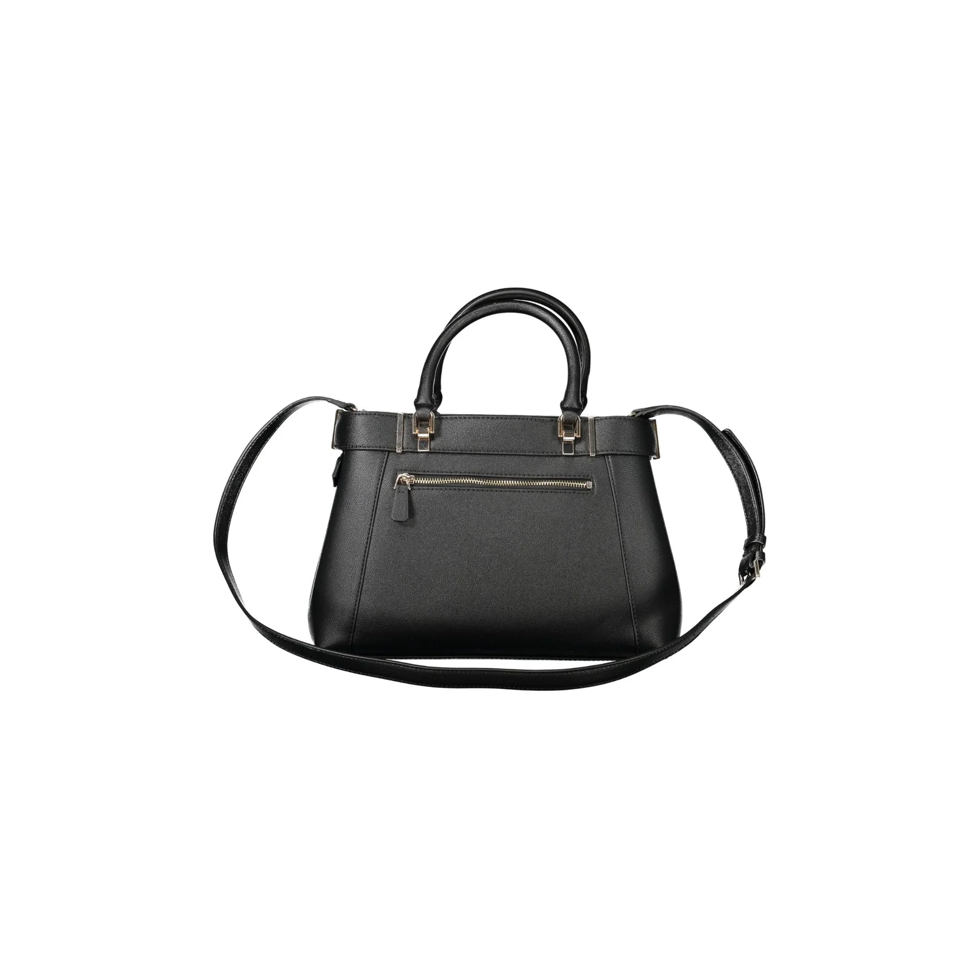 Guess Jeans Borsa a Tracolla Donna Nera Logo Borse nero - vista 2