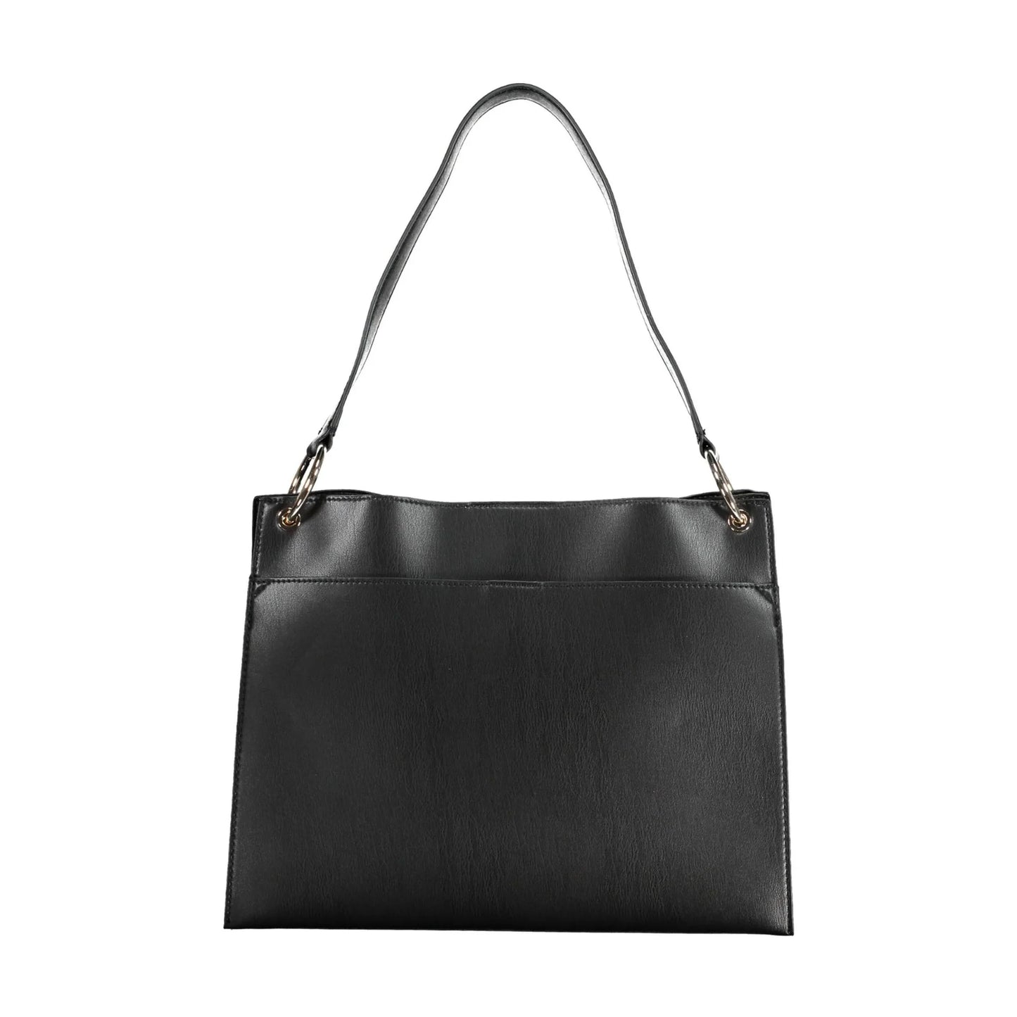 Guess Jeans Borsa a Spalla Donna Nera Dettagli a Contrasto Borse nero - vista 2
