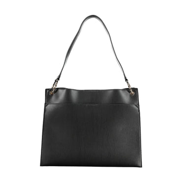 Guess Jeans Borsa a Spalla Donna Nera Dettagli a Contrasto Borse nero - vista 2