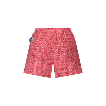 North Sails Costume da Mare Uomo Rosso Logo - vista 2