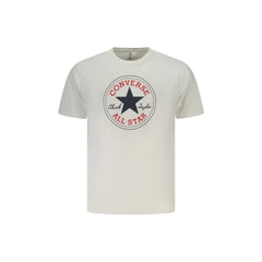 Converse T-Shirt Maniche Corte Uomo Bianca Stampa Logo