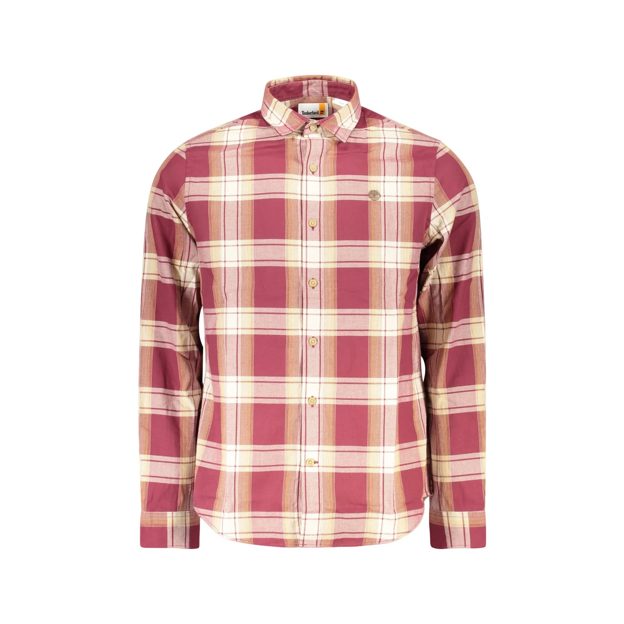 Timberland Camicia Maniche Lunghe Uomo Rossa Ricamo Camicie Rosso - foto prodotto