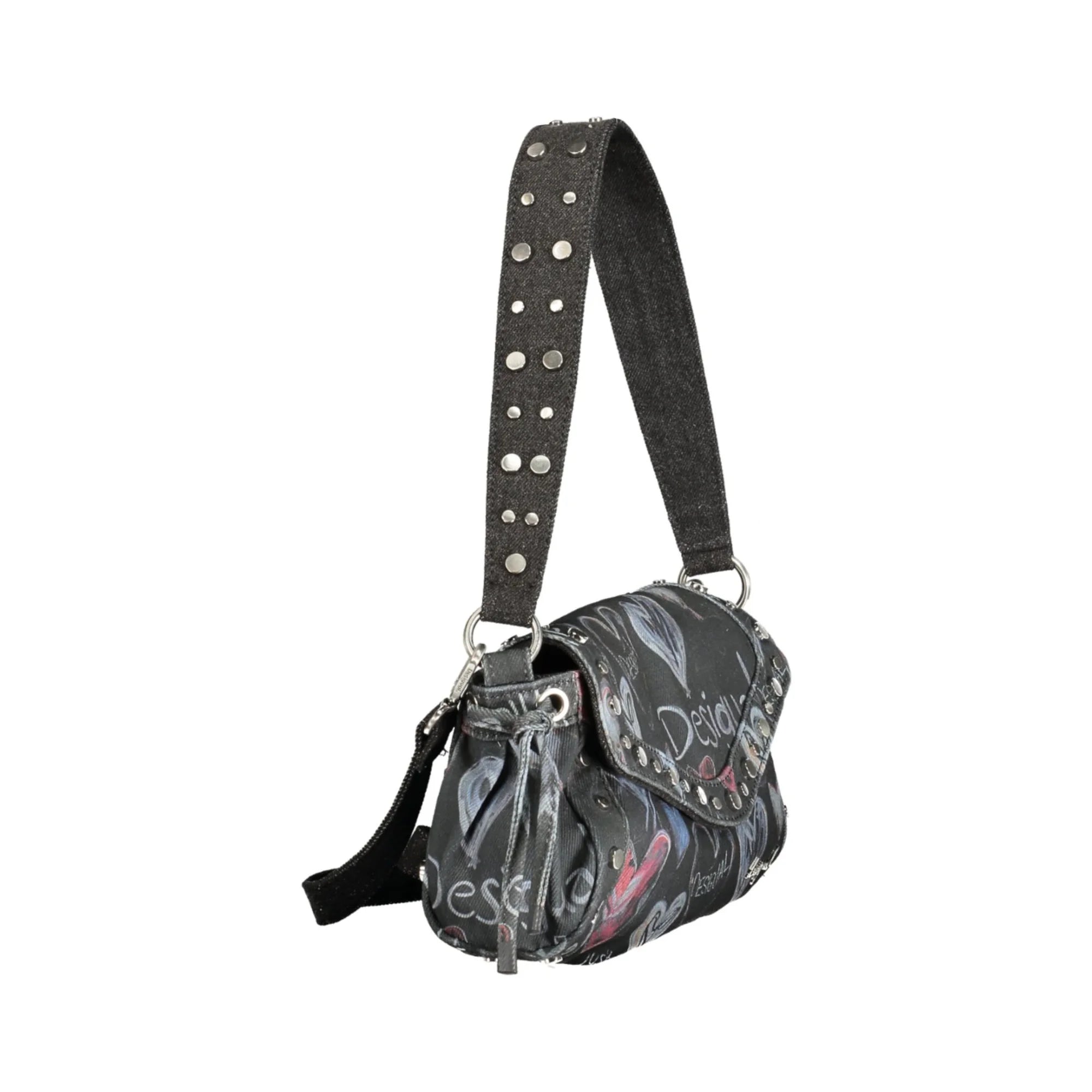 DESIGUAL BORSA DONNA NERO