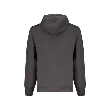 Tommy Hilfiger Felpa Uomo Nera con Cappuccio Garzata Logo Felpe nero - vista 2