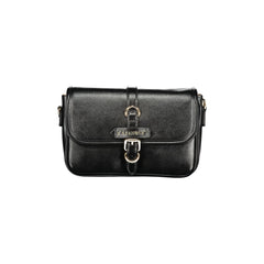 Cafenoir Borsa a Tracolla Donna Nera Dettagli a Contrasto