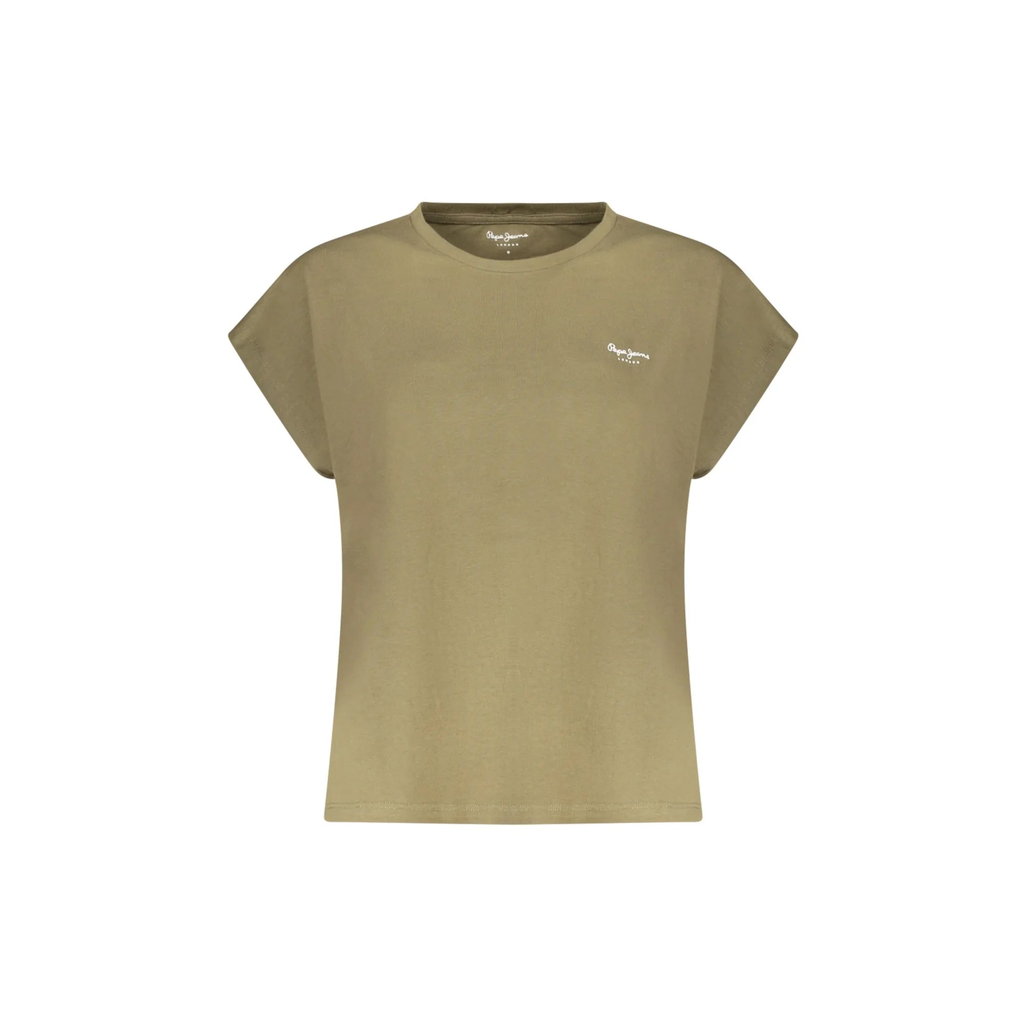 PEPE JEANS T-SHIRT MANICHE CORTE DONNA VERDE