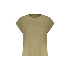 Pepe Jeans T-Shirt Μανίκια Κοντά Γυναίκες Πράσινη Εκτύπωση Λογότυπο