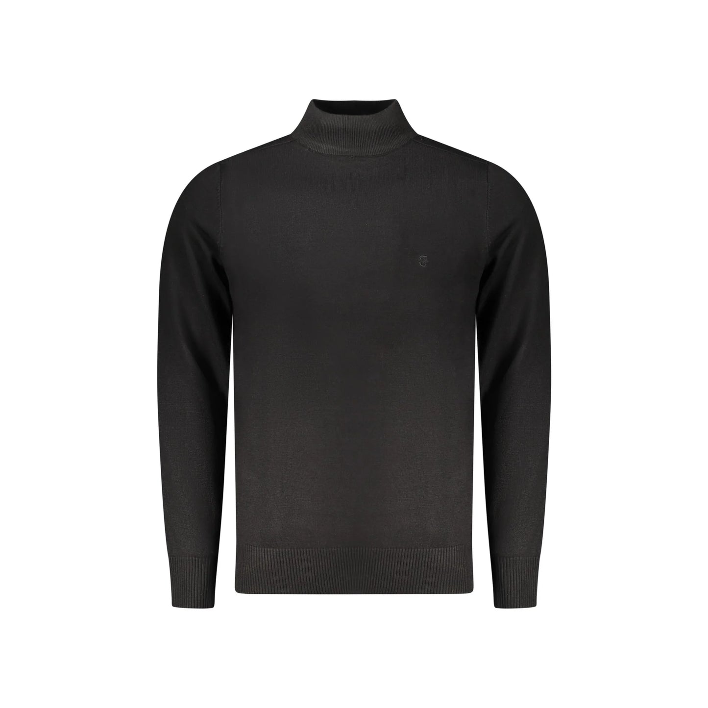 Coveri Moving Maglia Uomo Nera Ricamo Logo Maglie Nero - foto prodotto
