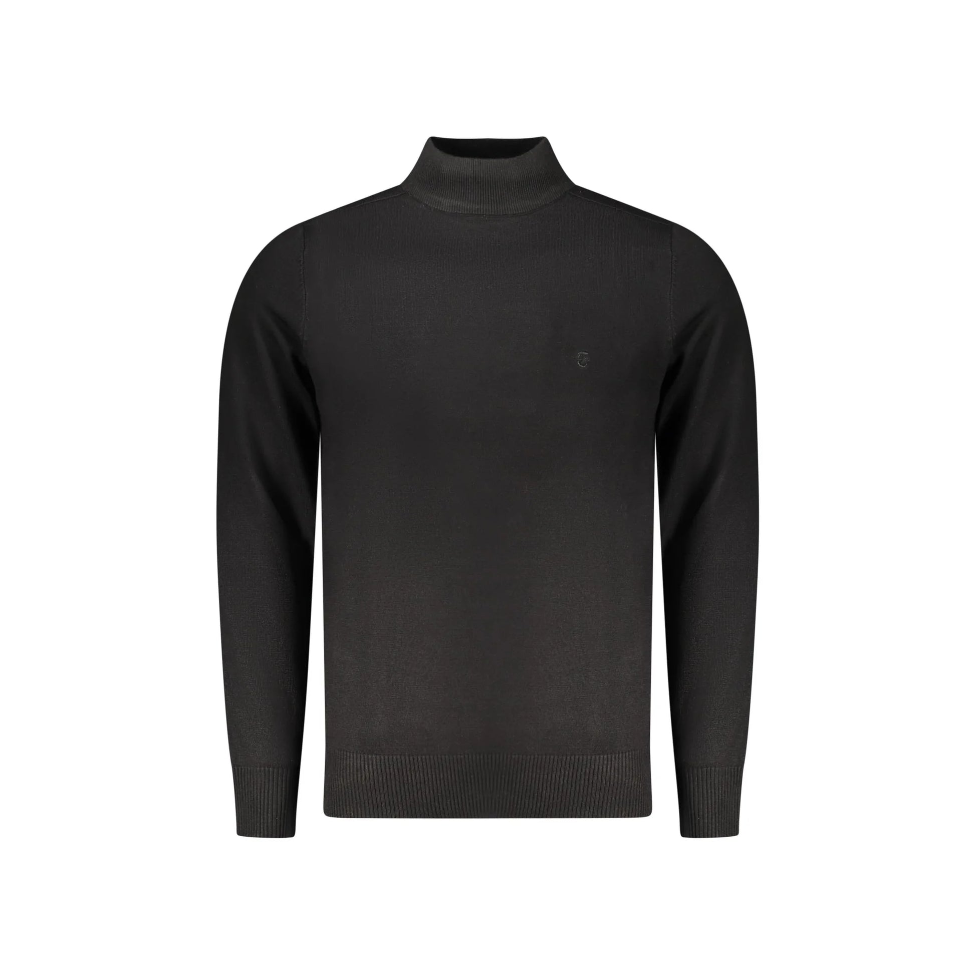 Coveri Moving Maglia Uomo Nera Ricamo Logo Maglie Nero - foto prodotto