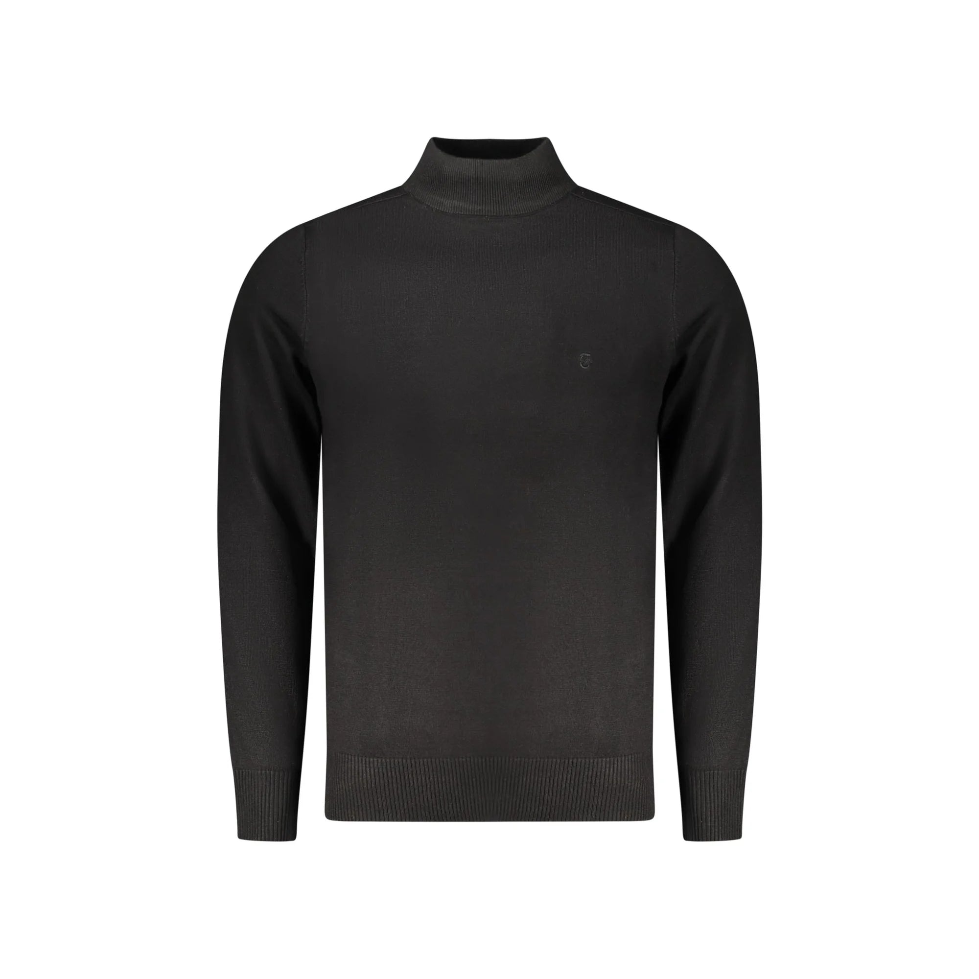 Coveri Moving Maglia Uomo Nera Ricamo Logo Maglie Nero - foto prodotto