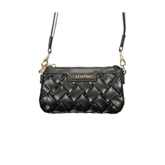 Valentino Bags Kabelka s ramenním popruhem pro ženy černá s logem