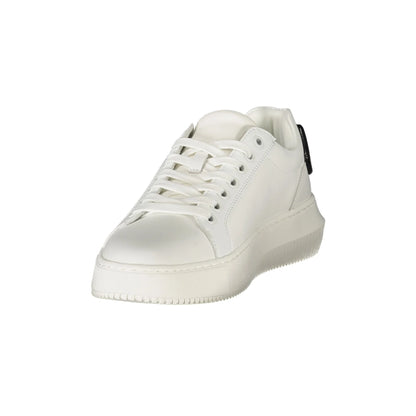 CALVIN KLEIN Calzature Sportive Donna Bianche con Dettagli Neri Sneakers nero - vista 3