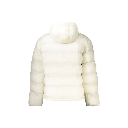 Calvin Klein Giubbotto Maniche Lunghe Uomo Bianco Zip Stampa Logo Giubbotti e Giacche - vista 2