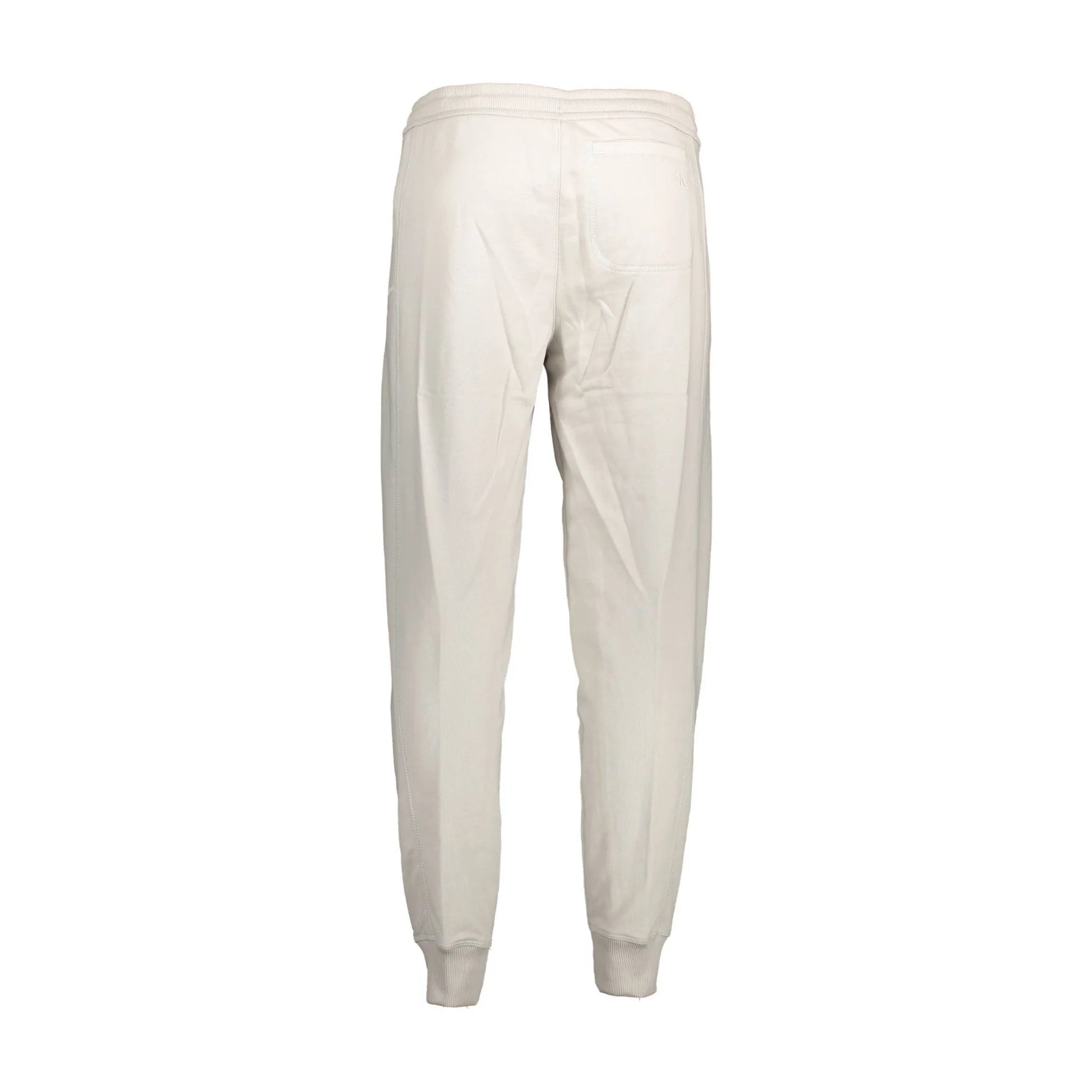Calvin Klein Pantaloni Uomo Grigio Stampa Logo - vista 2