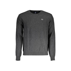 La Martina Pullover Herren Grau mit Stickerei