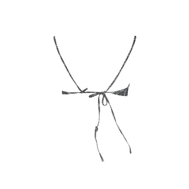 Karl Lagerfeld Beachwear Costume Mare Donna Nero Allacciatura al Collo - vista 2