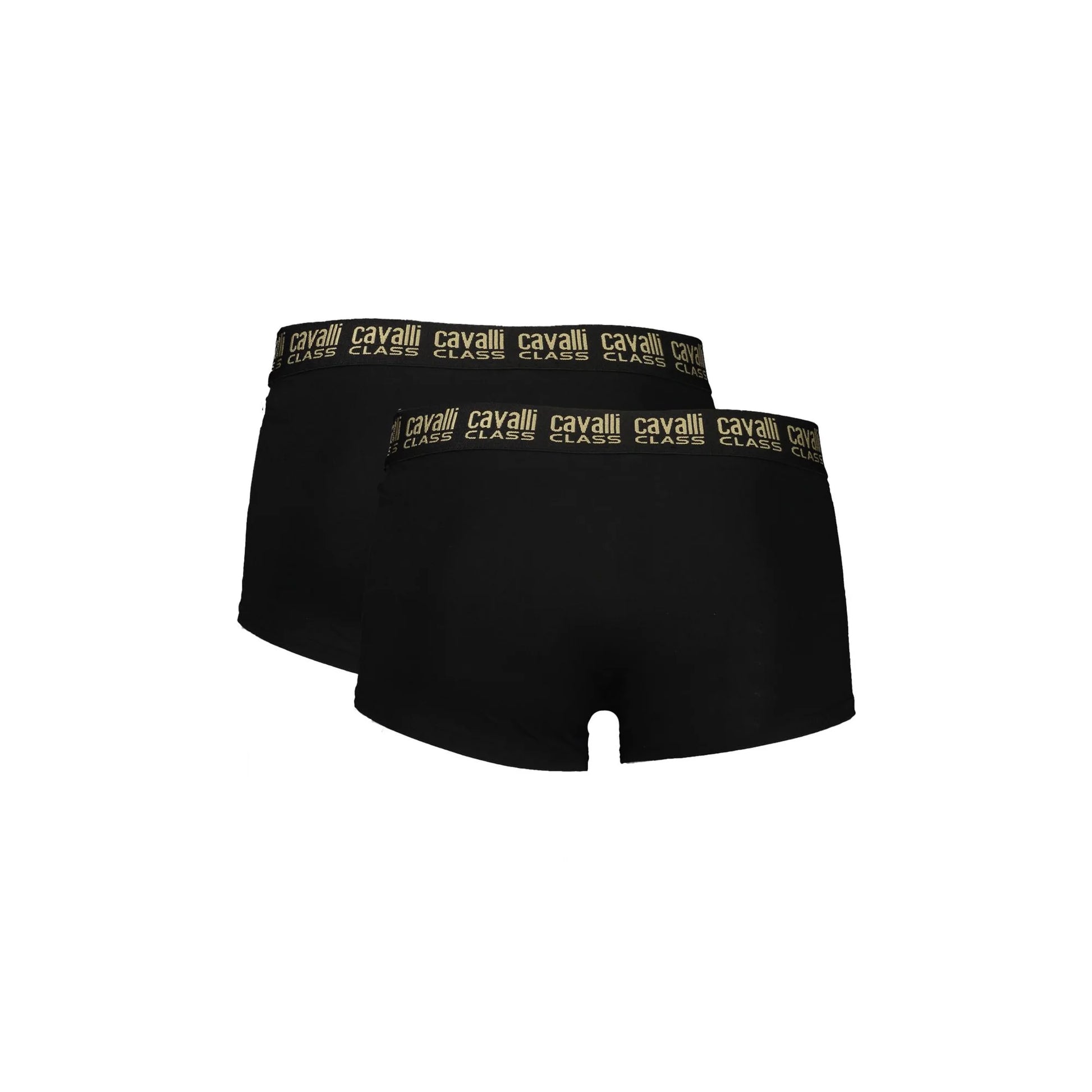 Cavalli Class Boxer Uomo Neri Bi-Pack con Logo Elastico Intimo nero - vista 2