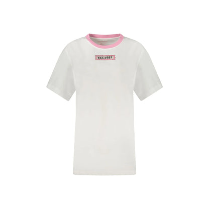 Guess Jeans T-Shirt Maniche Corte Donna Bianca Stampa Bianco - foto prodotto