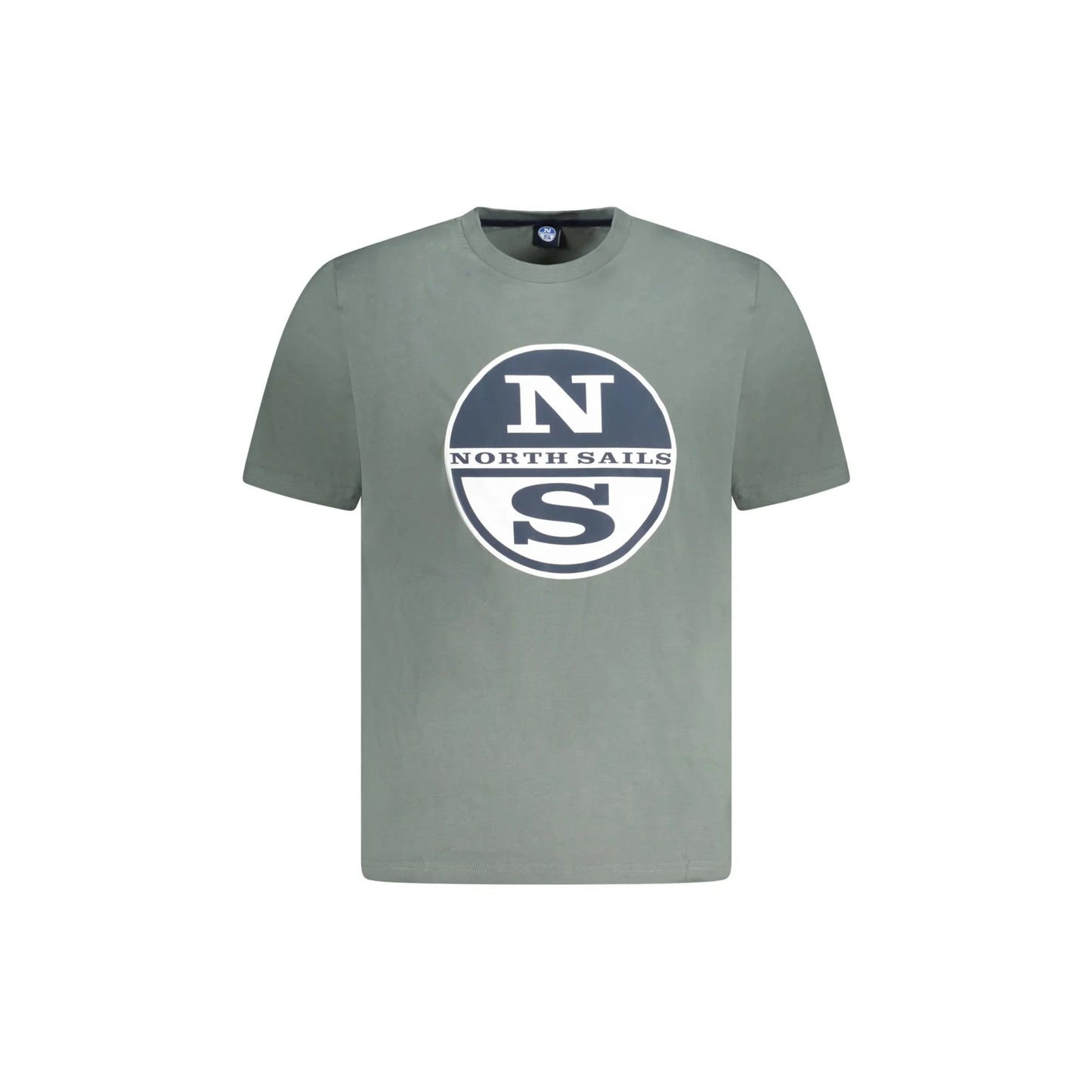 North Sails T-Shirt Maniche Corte Uomo Verde Stampa Logo - foto prodotto