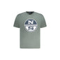 North Sails T-Shirt Maniche Corte Uomo Verde Stampa Logo - foto prodotto