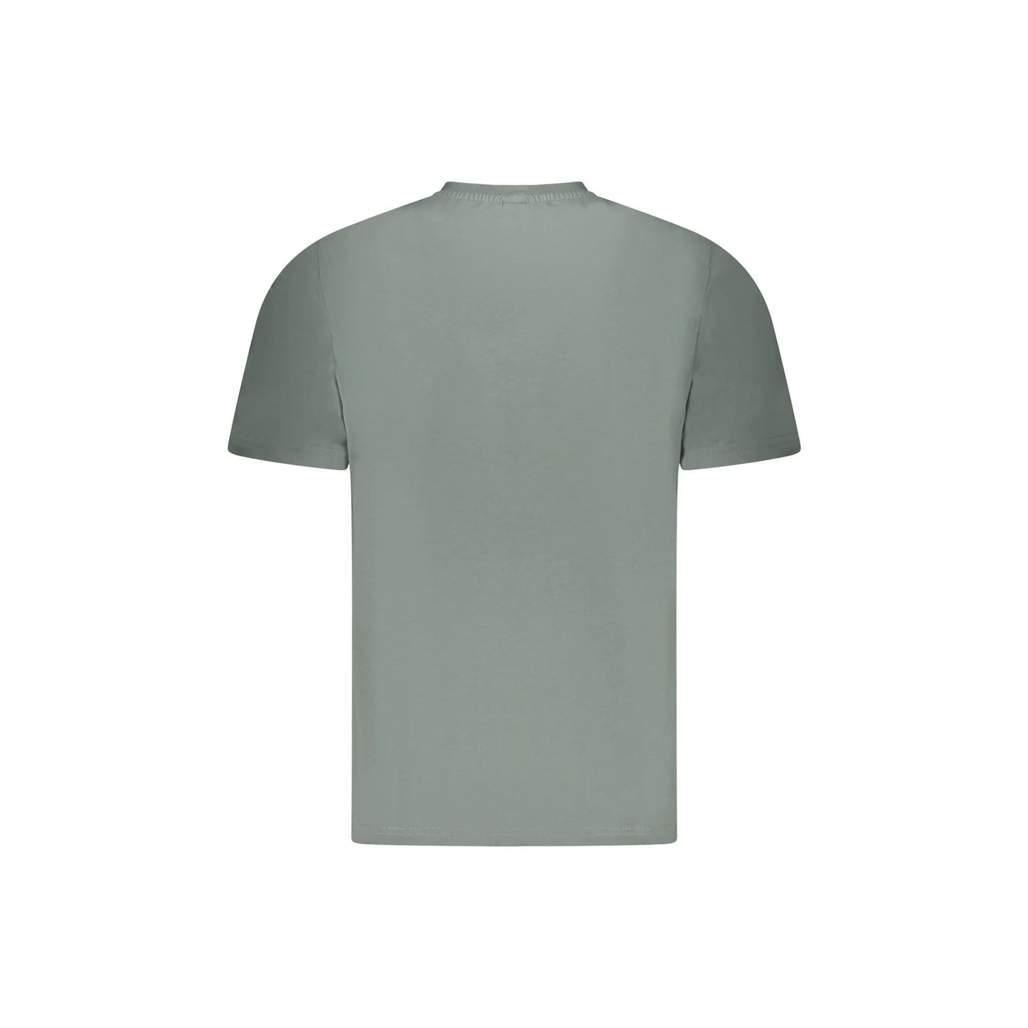 North Sails T-Shirt Maniche Corte Uomo Verde Stampa Logo - vista 2