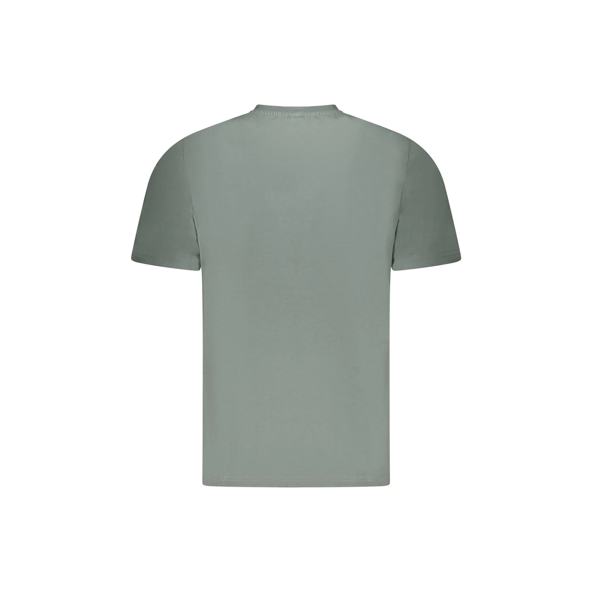 North Sails T-Shirt Maniche Corte Uomo Verde Stampa Logo - vista 2