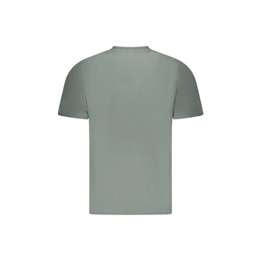 North Sails T-Shirt Maniche Corte Uomo Verde Stampa Logo - vista 2