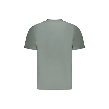 North Sails T-Shirt Maniche Corte Uomo Verde Stampa Logo - vista 2