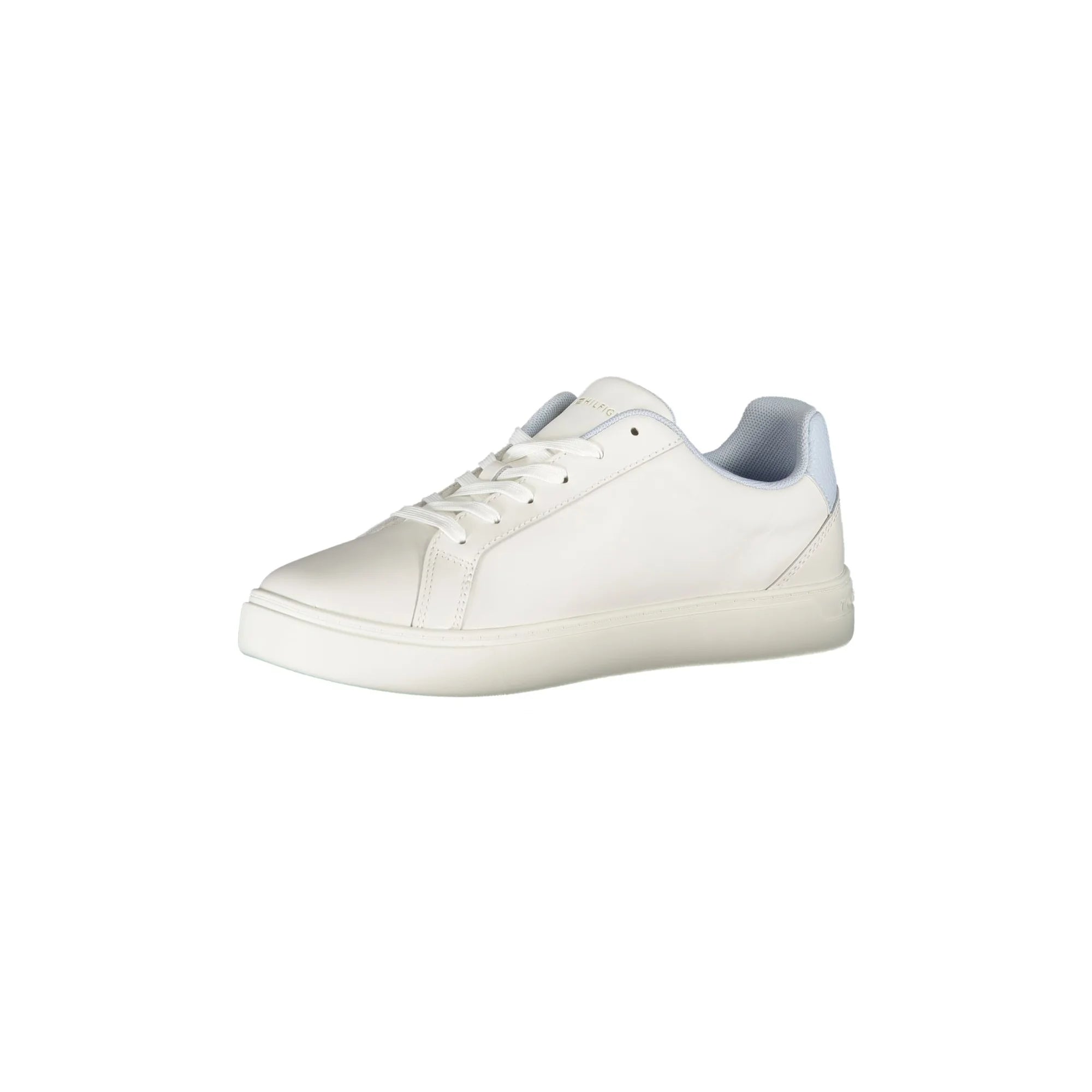 TOMMY HILFIGER Scarpe Sneakers Donna Bianche con Lacci e Logo bianco - vista 3