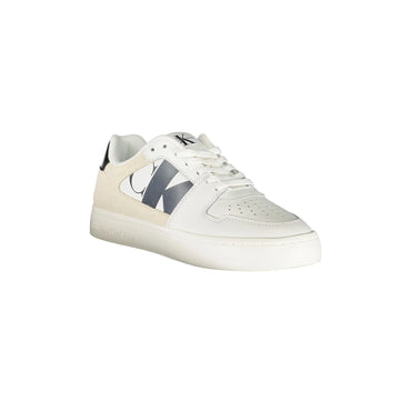 CALVIN KLEIN Scarpe Sneakers Bianche da Donna con Dettagli a Contrasto bianco - vista 2