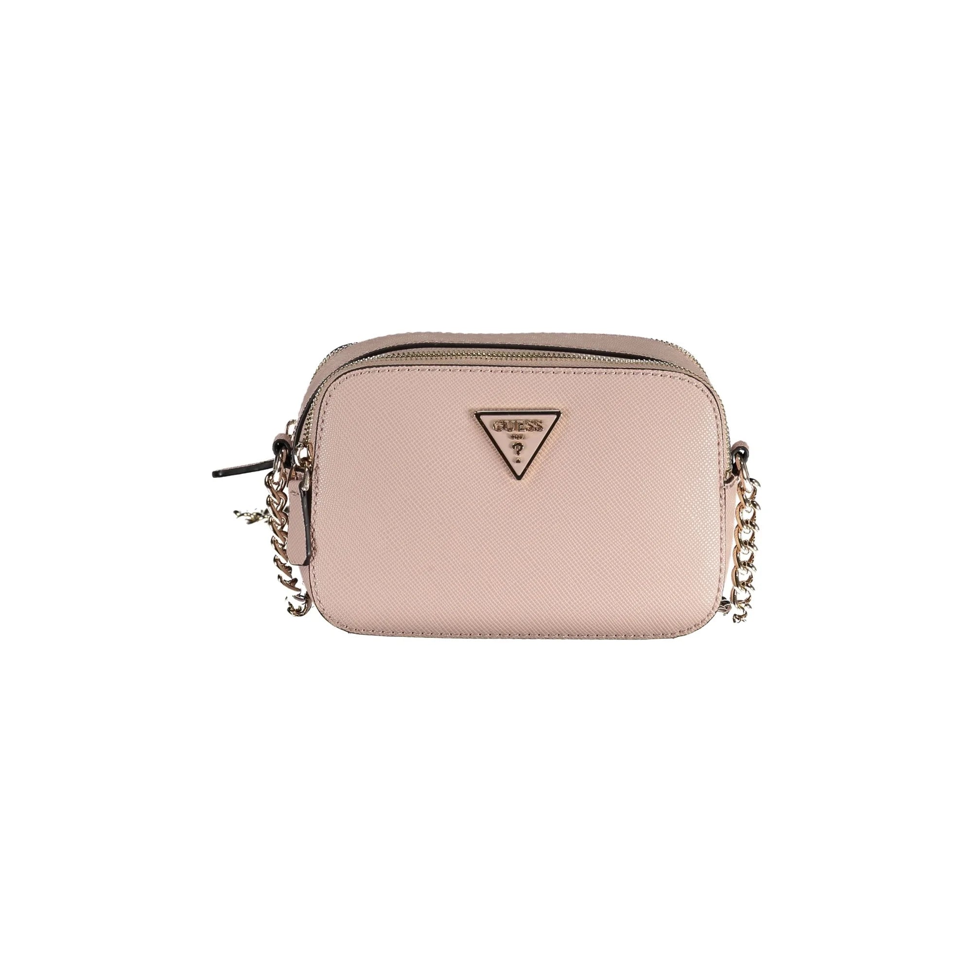 Guess Jeans Borsa Donna Noelle Rosa a Tracolla con Catena Borse - foto prodotto