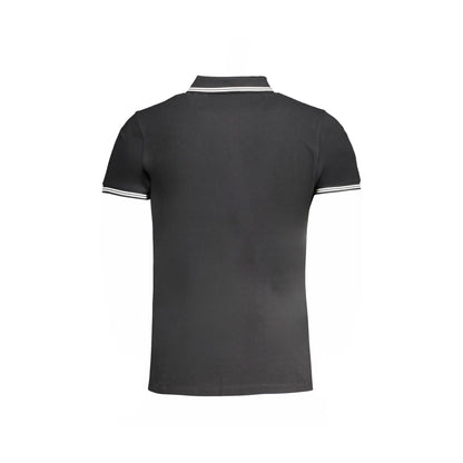 Cavalli Class Polo Maniche Corte Uomo Nera Ricamo nero - vista 2