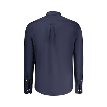 Norway 1963 Camicia Maniche Lunghe Uomo Blu Collo Button Down Camicie - vista 2