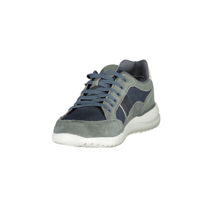 Lumberjack Sneakers Uomo Blu Dettagli a Contrasto - vista 3