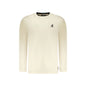 U.S. Grand T-Shirt Uomo Beige Maniche Lunghe Girocollo Ricamo Logo - foto prodotto