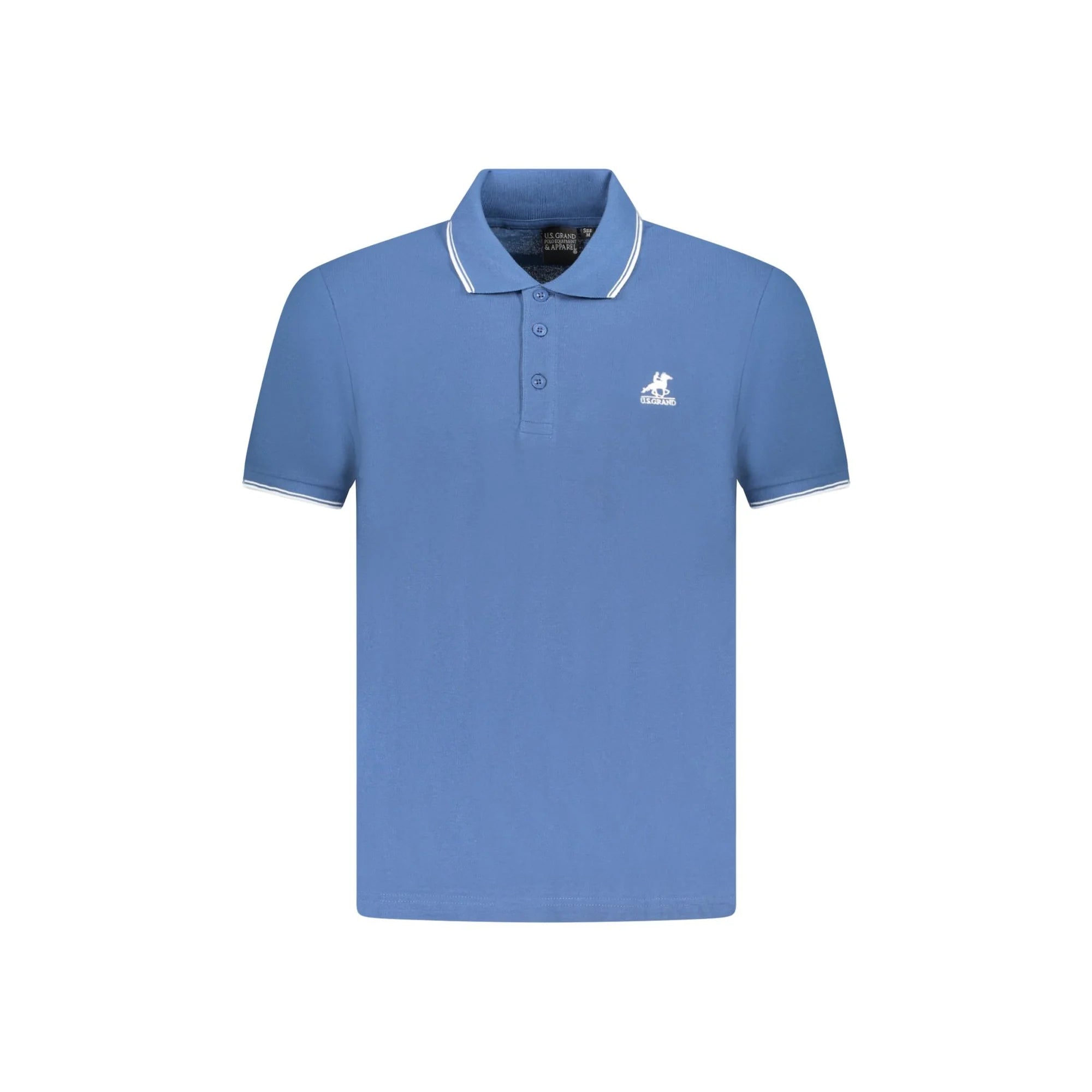 U.S. GRAND POLO POLO MANICHE CORTE UOMO BLU