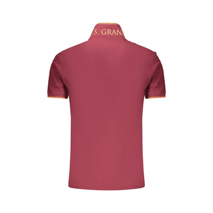 U.S. GRAND POLO MANICHE CORTE UOMO ROSSO