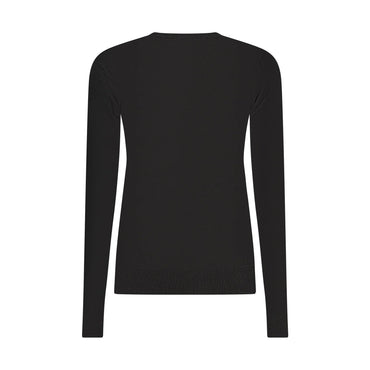 Norway 1963 Maglia Donna Nera Girocollo Maniche Lunghe Logo Maglie nero - vista 2
