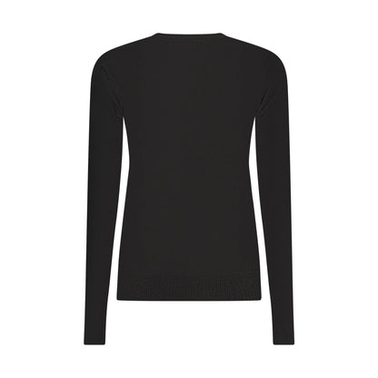 Norway 1963 Maglia Donna Nera Girocollo Maniche Lunghe Logo Maglie nero - vista 2