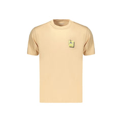 Refrigiwear T-Shirt Maniche Corte Uomo Beige Stampa