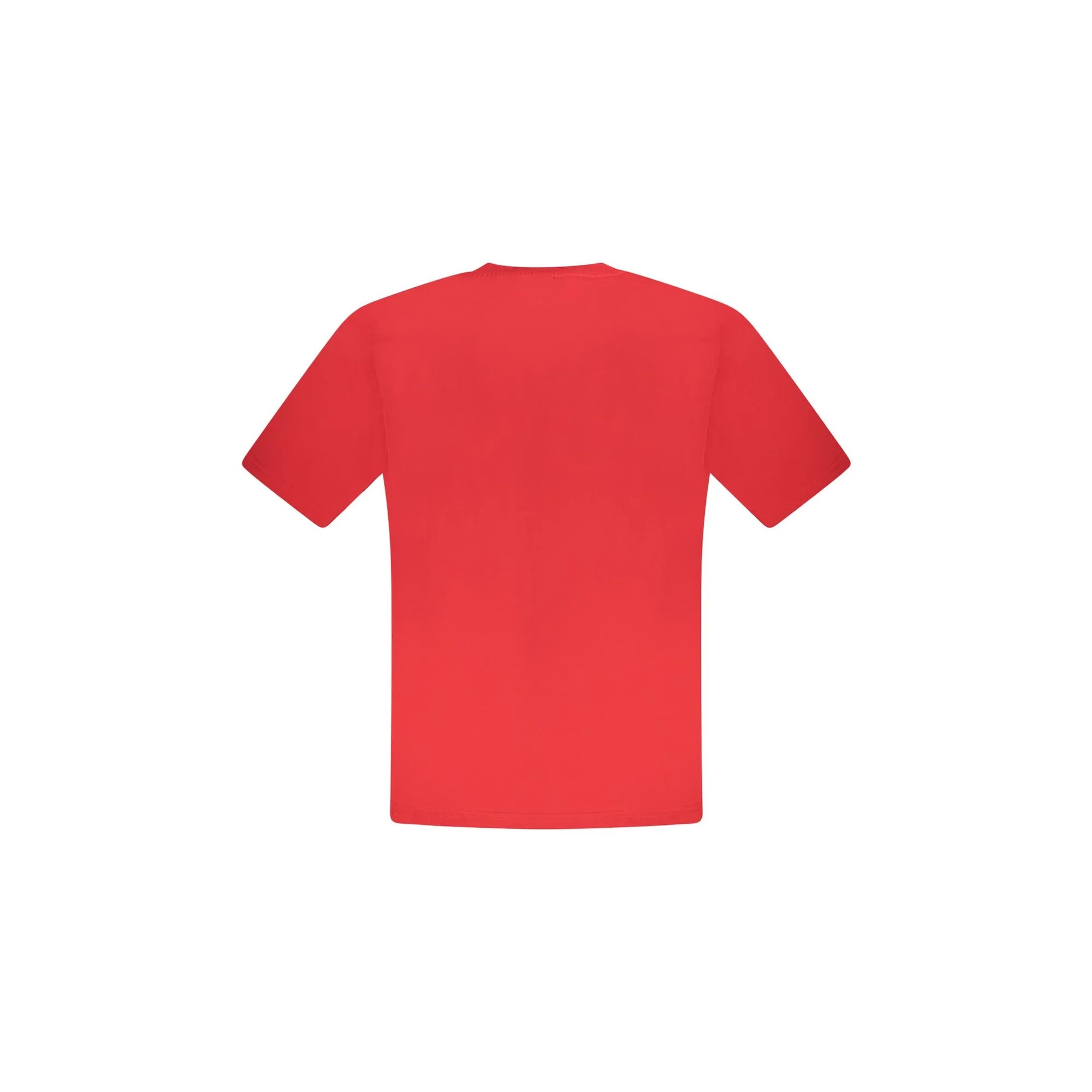 North Sails T-Shirt Maniche Corte Uomo Rossa Stampa Logo rosso - vista 2