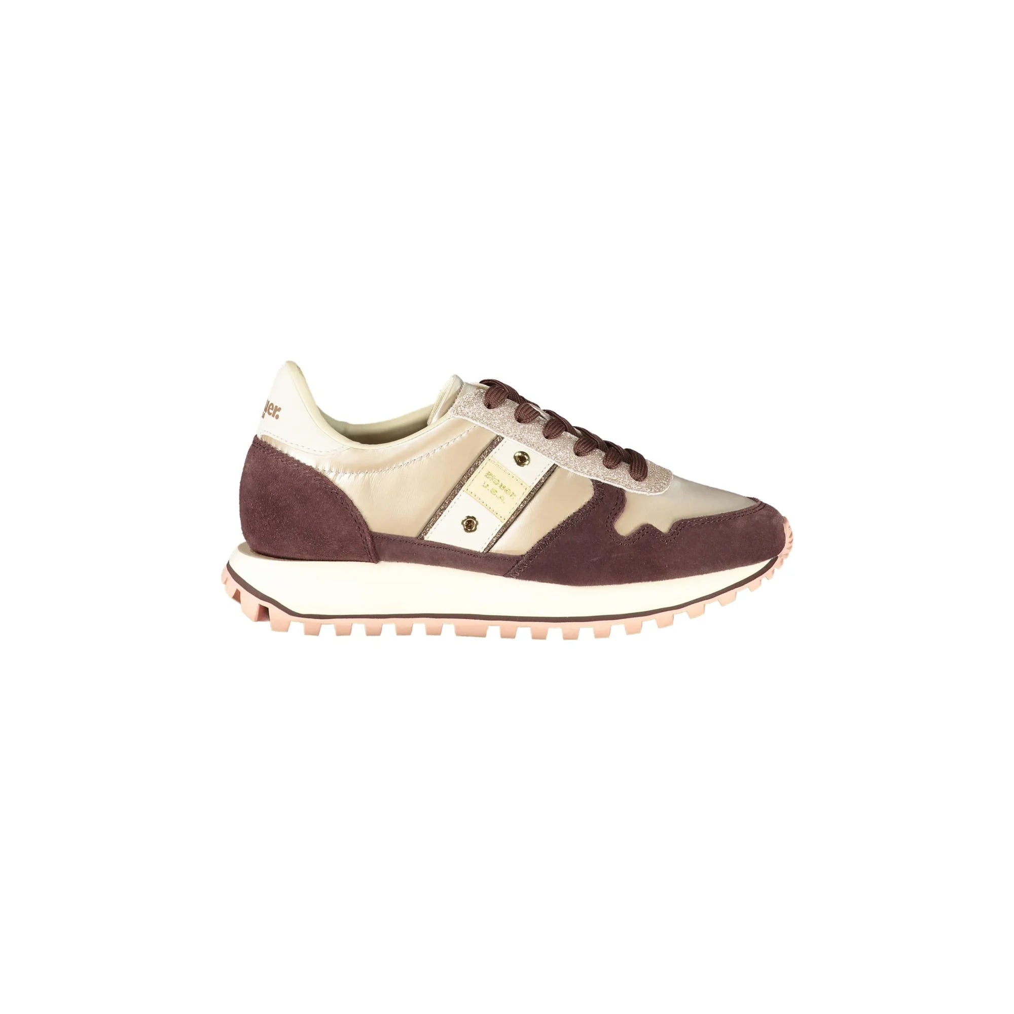 Blauer Sneakers donna Beige